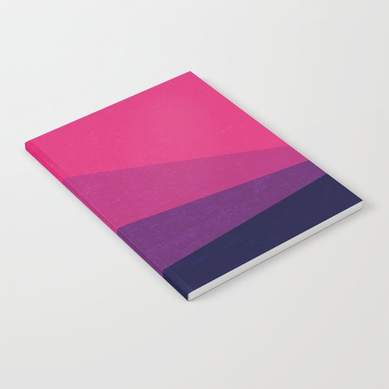 Stripe VII Ultraviolet Notebook