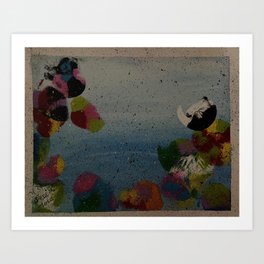 Flower Sneeze Art Print