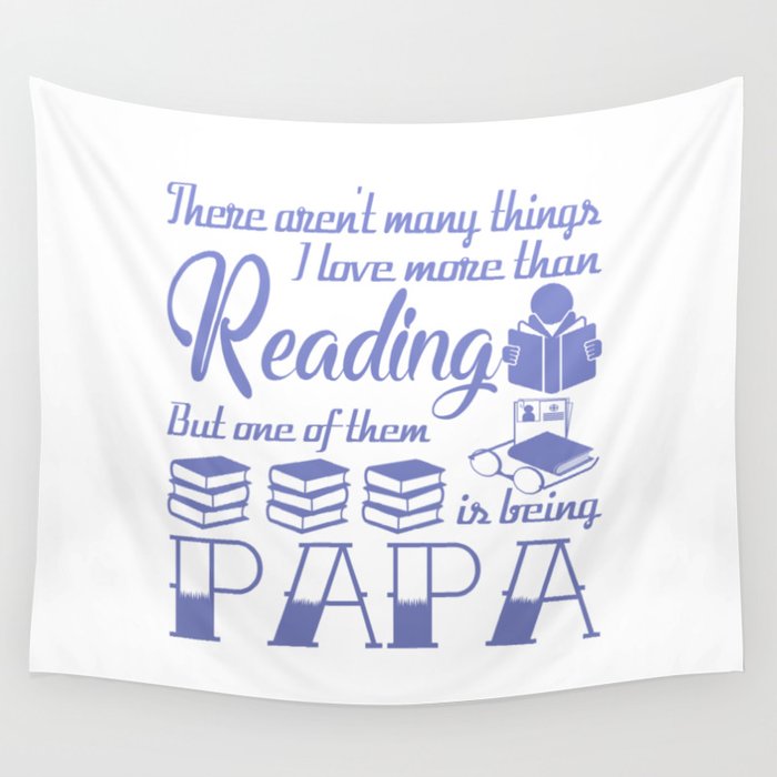 Reading Papa Wall Tapestry