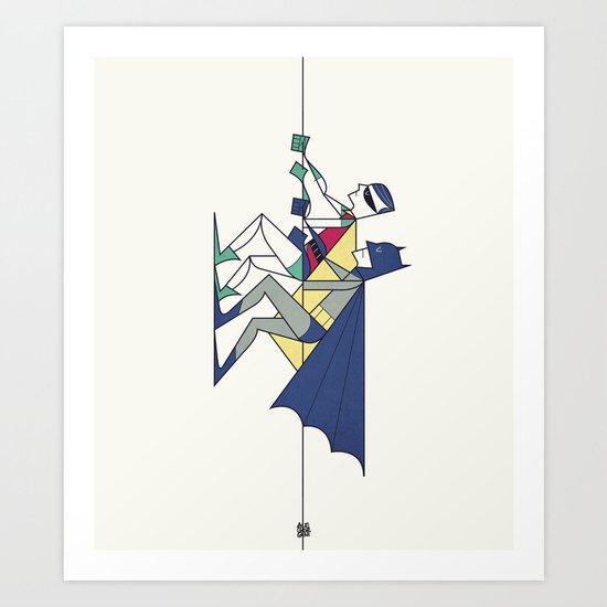 The POW! of love Art Print