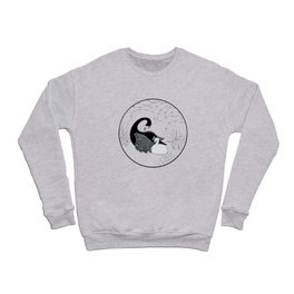 Black Swan and Moonlark Crewneck Sweatshirt