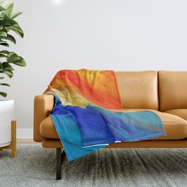 Clash of the elements Throw Blanket