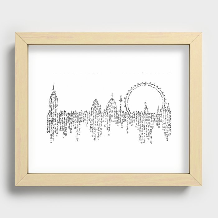 London Recessed Framed Print