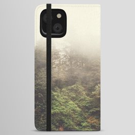 Foggy Forest in the PNW iPhone Wallet Case