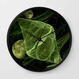 Cocons spatial Wall Clock | Accessoires, Design, Lune, Digital, Espace, Art, Conception, Objets, Graphicdesign, Univers 