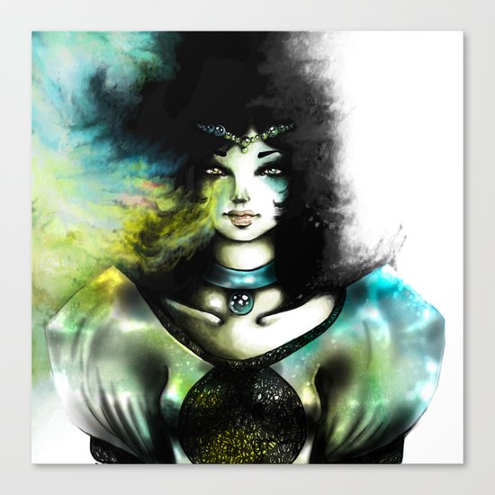 THE GREEN WOMAN Canvas Print