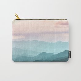 Smoky Mountain National Park Sunset Layers II - Nature Photography Carry-All Pouch