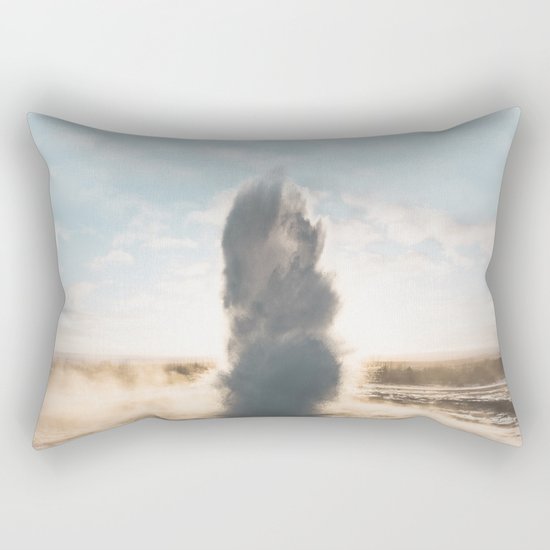 Geysir, Iceland II Rectangular Pillow