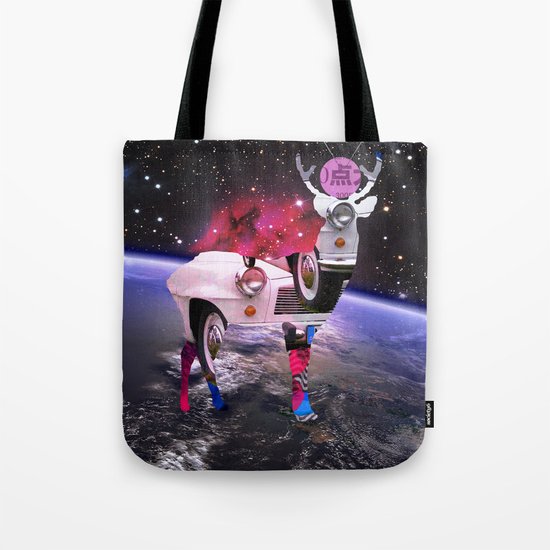 DeerSpaceInvasion 3 Tote Bag