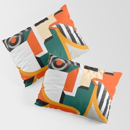 4th Dimension Abstract Design Pillow Sham