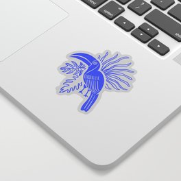 Blue Toucan Sticker