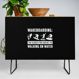 Wakeboarding Walking On Water Wake Wakeboarder Credenza