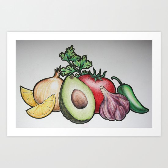 Guacamole Art Print