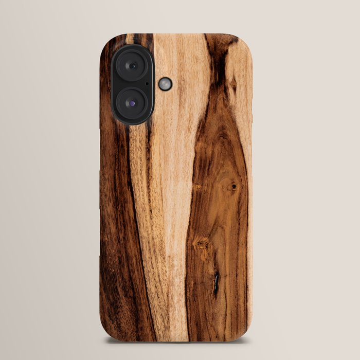 Society6 ケース Wood grain Sheesham Wood Grain Texture, Close Up iPhone Case by