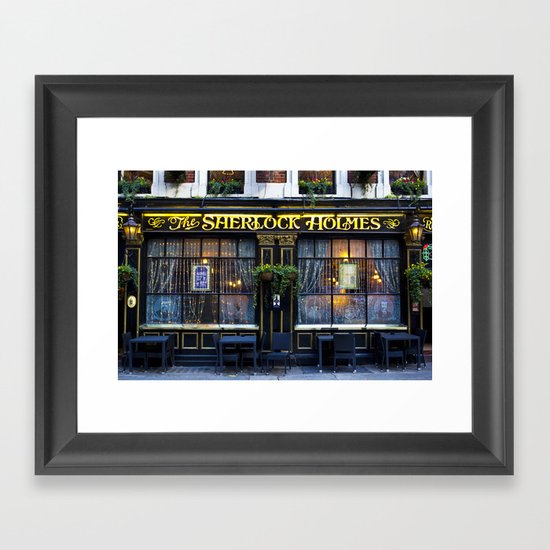 The Sherlock Holmes Pub London Framed Art Print