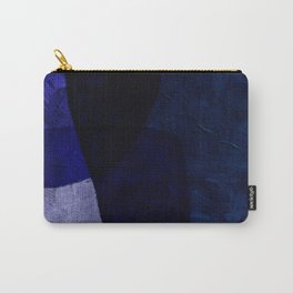 BLUE COLORS MINIMALIST ABSTRACT ART - #06 by Seis Art Studio Carry-All Pouch