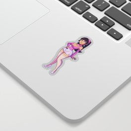 Pink Fairy girl Sticker