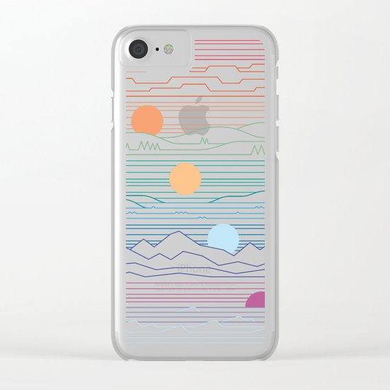 Many Lands Under One Sun Clear iPhone Case