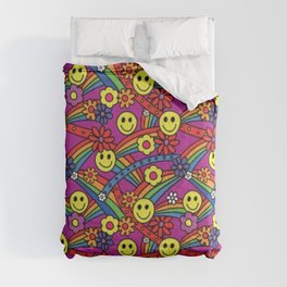 Smiley face pattern Comforter