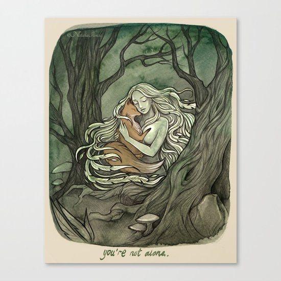 You're not alone Canvas Print