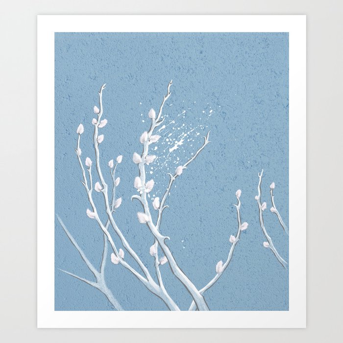 Pussy Willow Art Print