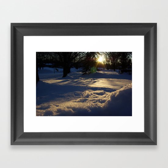 Blue Afternoon Framed Art Print