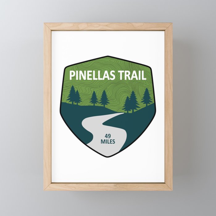 Pinellas Trail Framed Mini Art Print