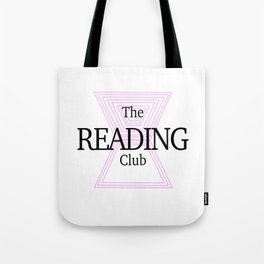 The Reading Club Logo Lines Tote Bag