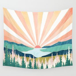 Summer Sunset Wall Tapestry