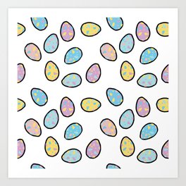 Speckled Egg Pattern Art Print