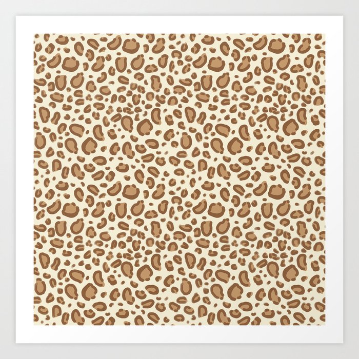Leopard Spots Animal Pattern Print Minimal Basic Home