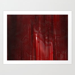 Shiny Red Art Print