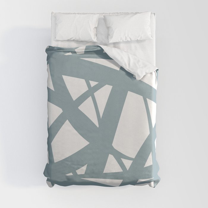 Pale Blue & White Abstract Mosaic Pattern 3 Pairs to Clare's 2020 Color