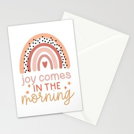 Joy Comes in the Morning Stationery Card
