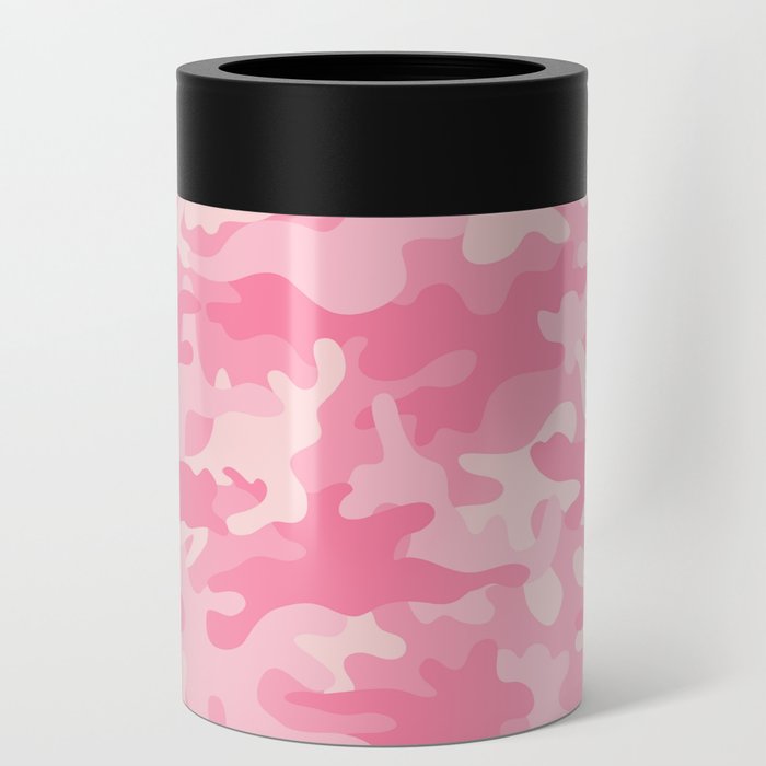 Blush Pink Camouflage Can Cooler