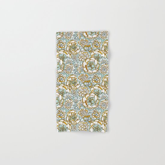 Succulents Garden Hand & Bath Towel