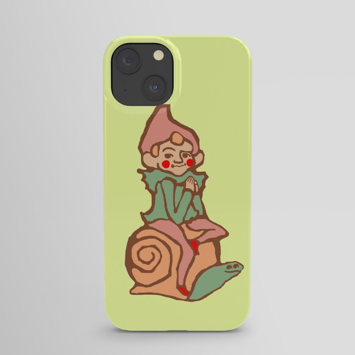 Elf On A Snail iPhone Case