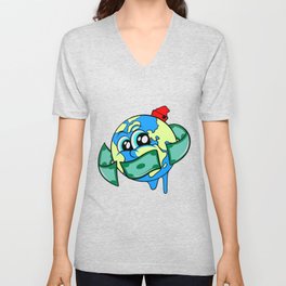 planet V Neck T Shirt