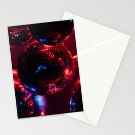 Glitter Disco Balls Stationery Card