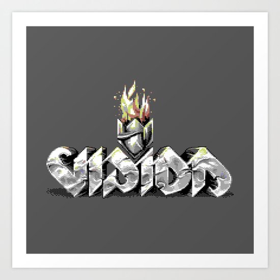 Vision logo Art Print