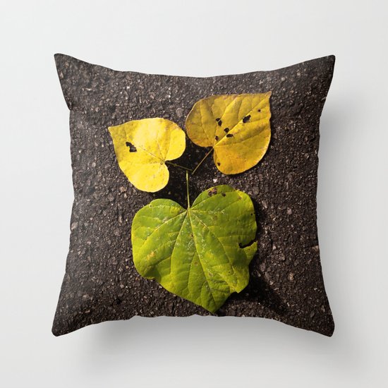 Leaf Love No.2 Throw Pillow