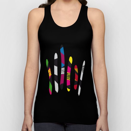 colored sticks 3 Unisex Tank Top
