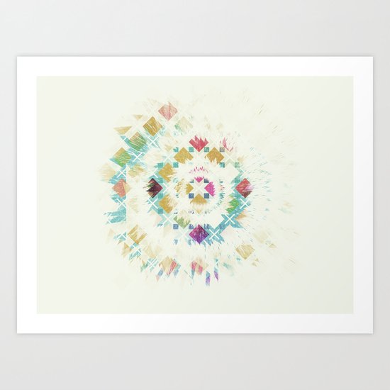 Burst. Art Print
