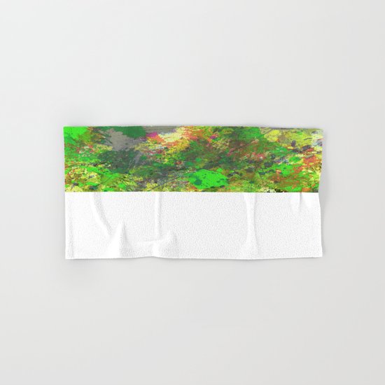 Jungle Of Colour - Multi Coloured Abstract Painting Hand & Bath Towel