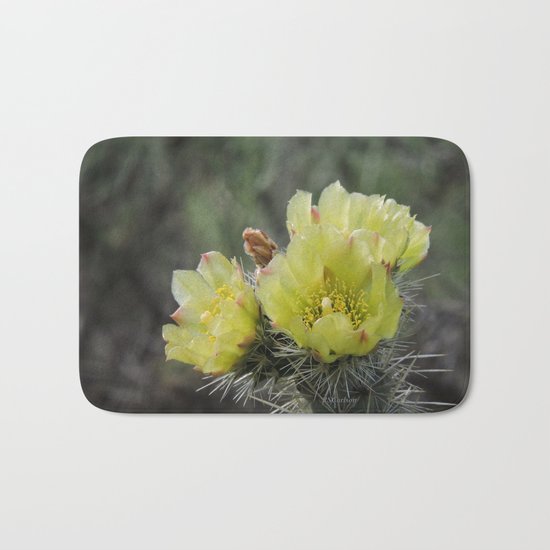 California Cactus Blooms Bath Mat