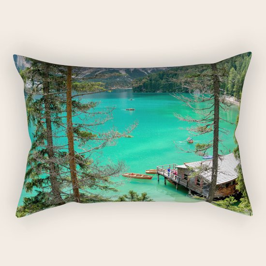 Pragser Wildsee Rectangular Pillow
