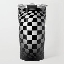 Chequered sphere Travel Mug