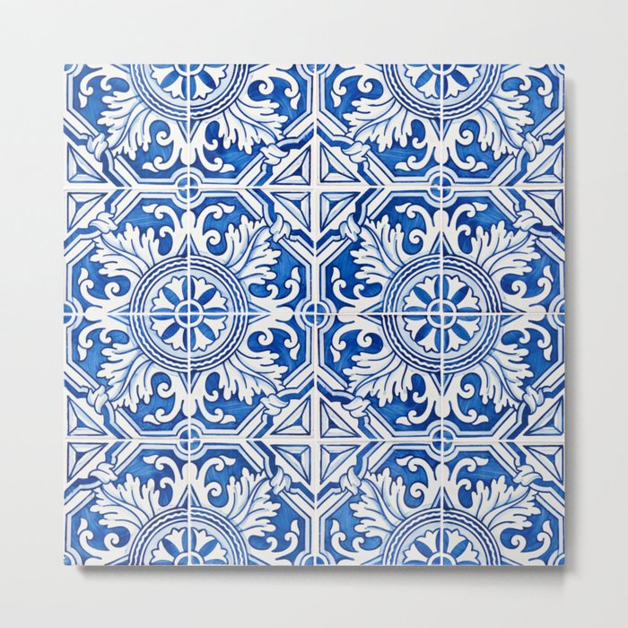 Azulejo Tiles #1 Metal Print