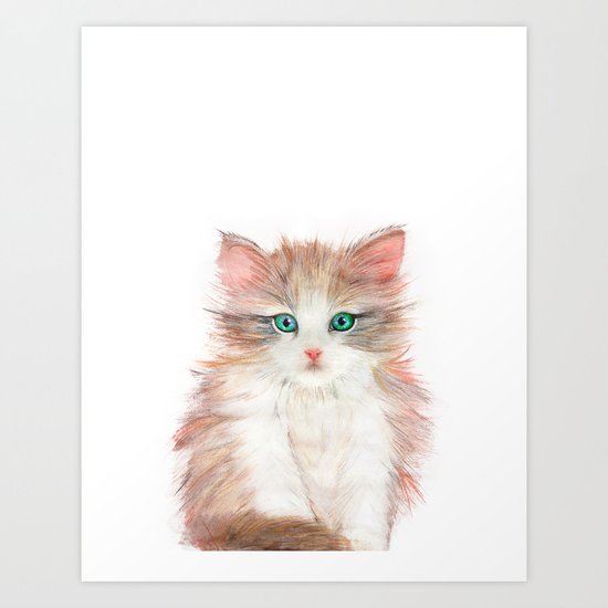 Little Kitten Art Print