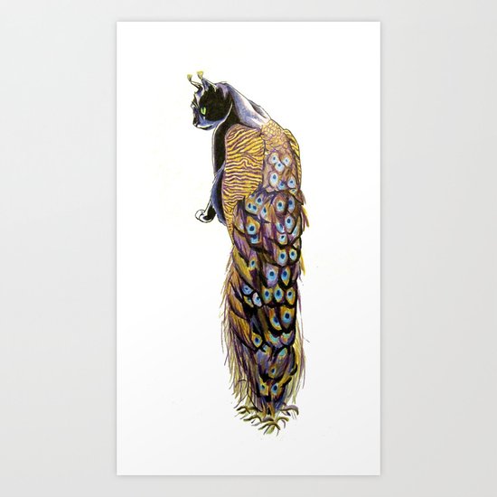 Goddess of Many Eyes 3 Art Print